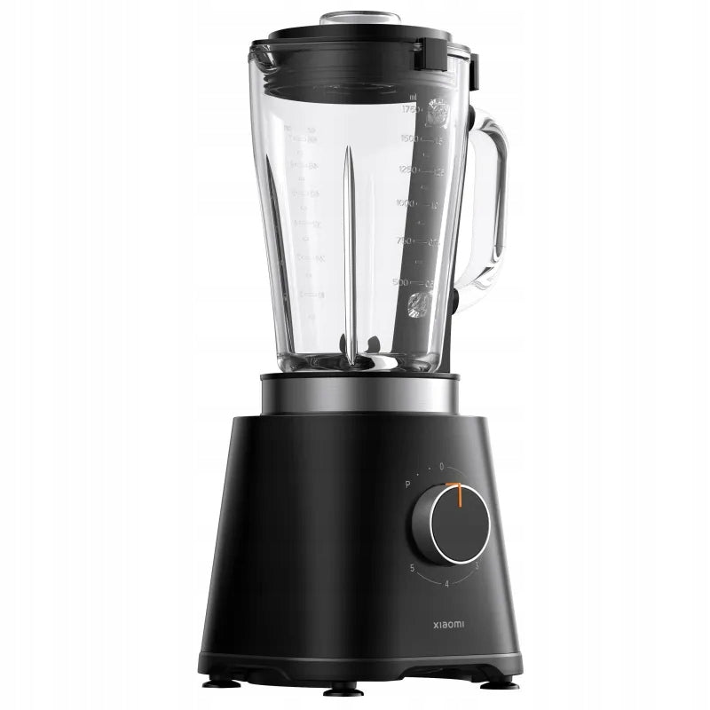 Glass cup blender Xiaomi 1.75L 600W black 6 blades 5 speeds