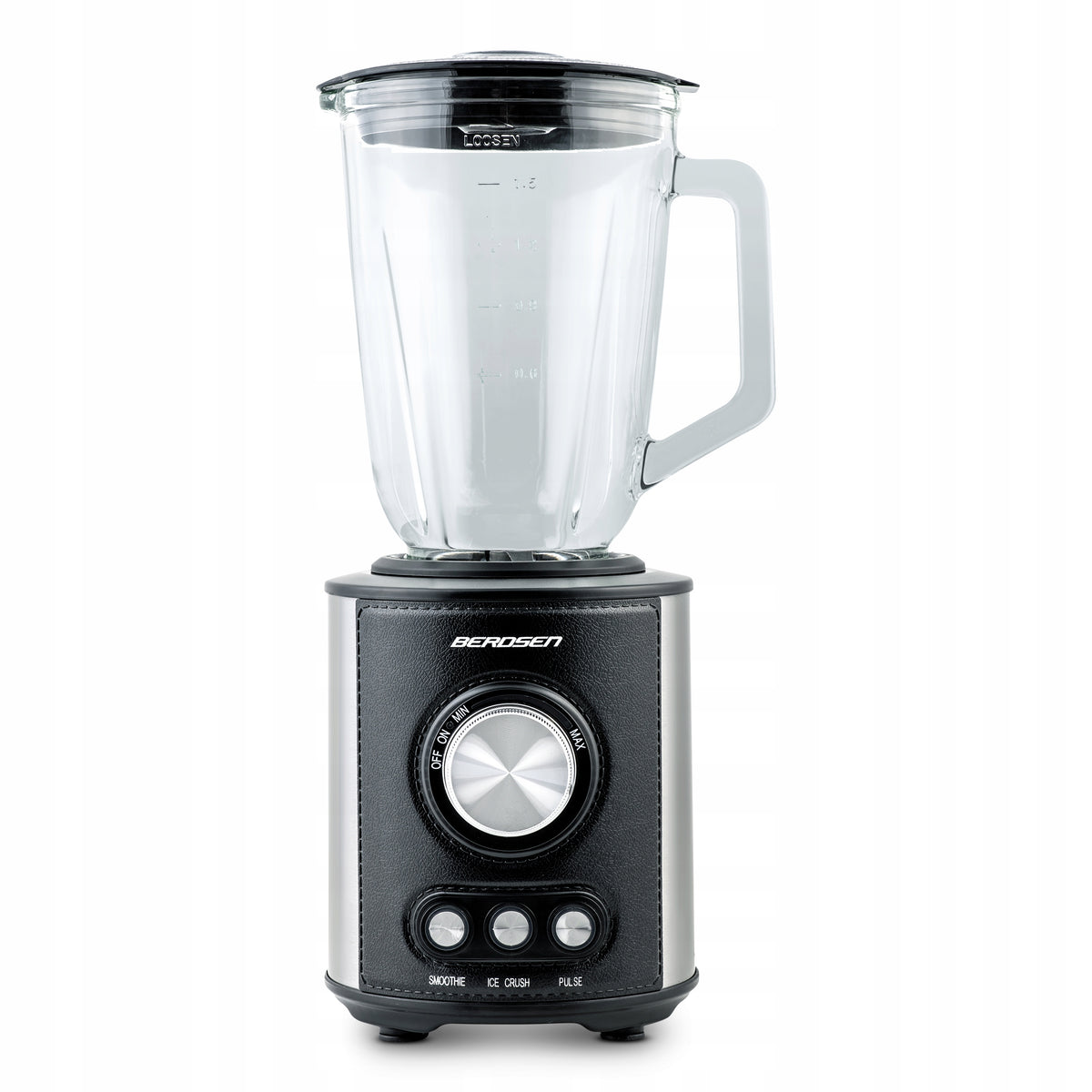 Glass cup blender for smoothie cocktails crushes ice 1,5L 800W black Packaging status original