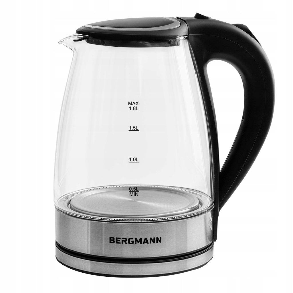 Glass electric kettle BERGMANN 1,8L 2200W cover for LED button Manufacturer code MTP007889