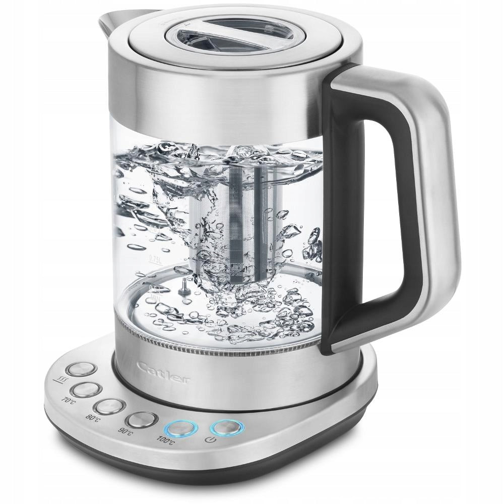 Glass electric kettle with infuser Catler KE 510 2200W 1,5l panel