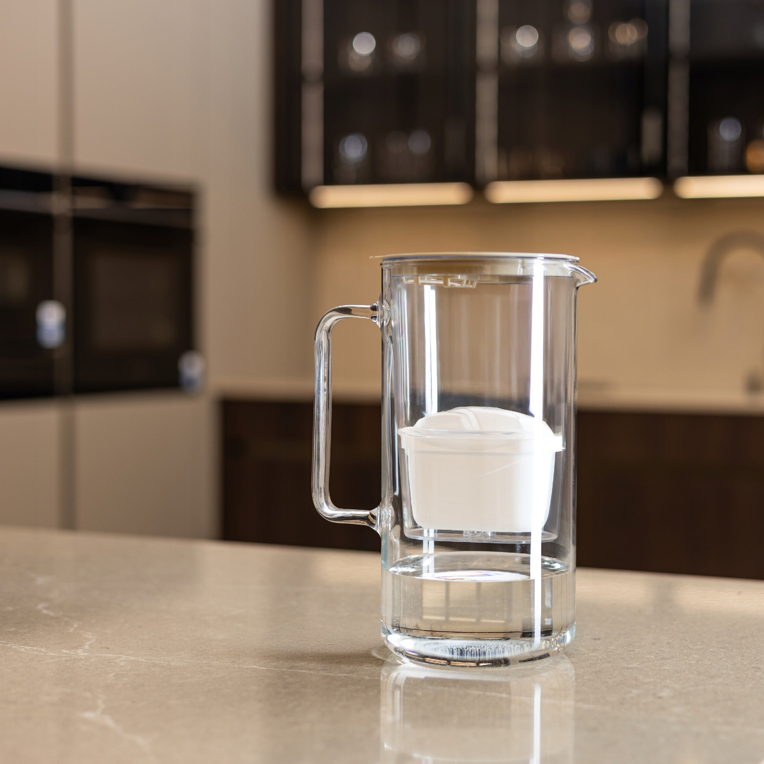 Glass filter jug 2L Wessper WES208-FF-BG MINI + filter indicator Brand Wessper