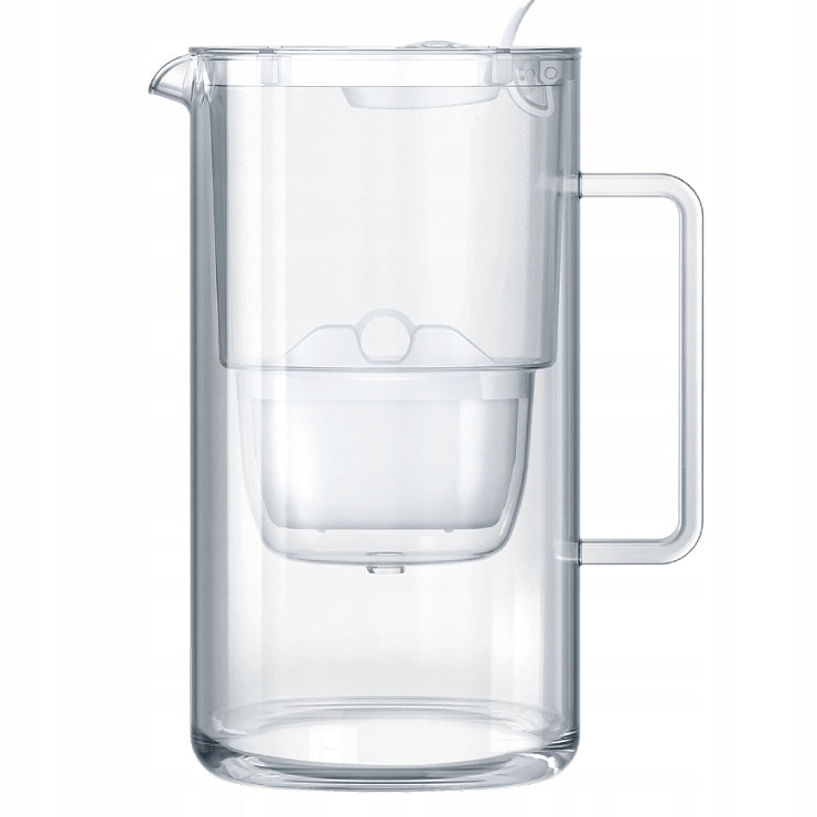 Glass filter jug Aquaphor Glass 2,5l BLACK with 1x Maxfor Mg cartridge Model Glass