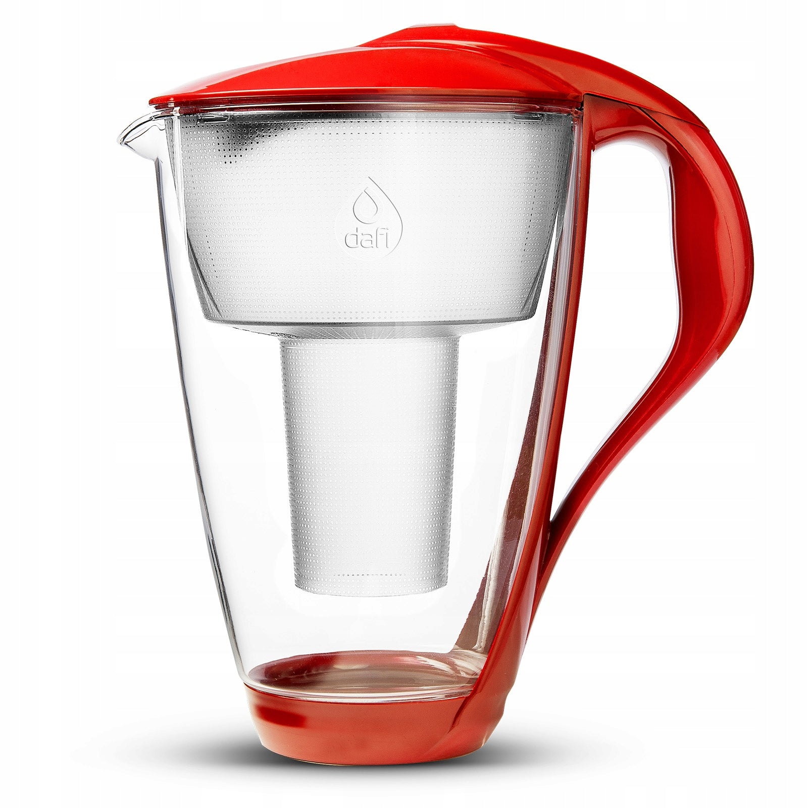 Glass filter jug Dafi Crystal LED +1 Classic filter (red)
