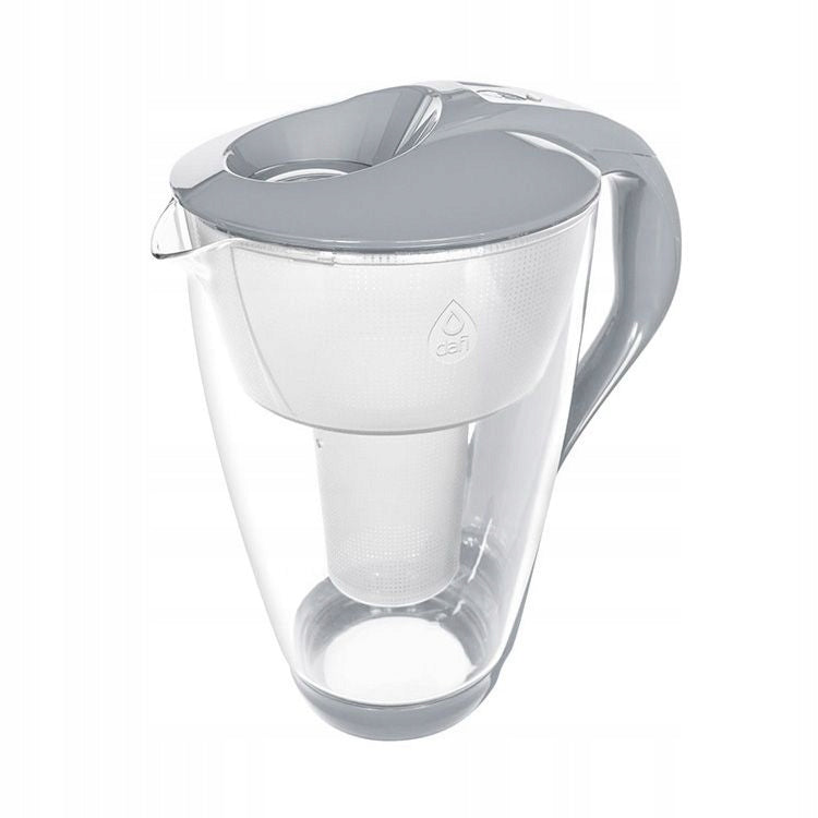 Glass filter jug Dafi Crystal LED GREY + 1 Classic filter Dominant color silver/gray