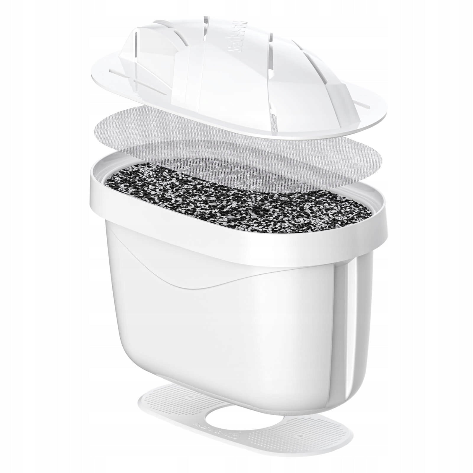 Glass filter jug Wessper WES201-WH Crystalline 3L +filter (white) Model D2 Borosilicate