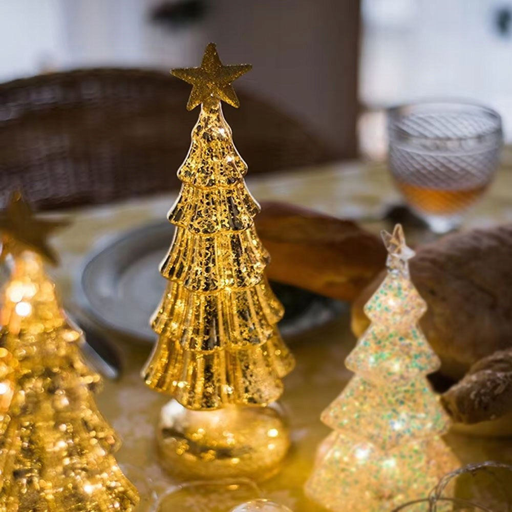Glass glowing LED Christmas tree 30 cm - Christmas decoration Manufacturer code 11759