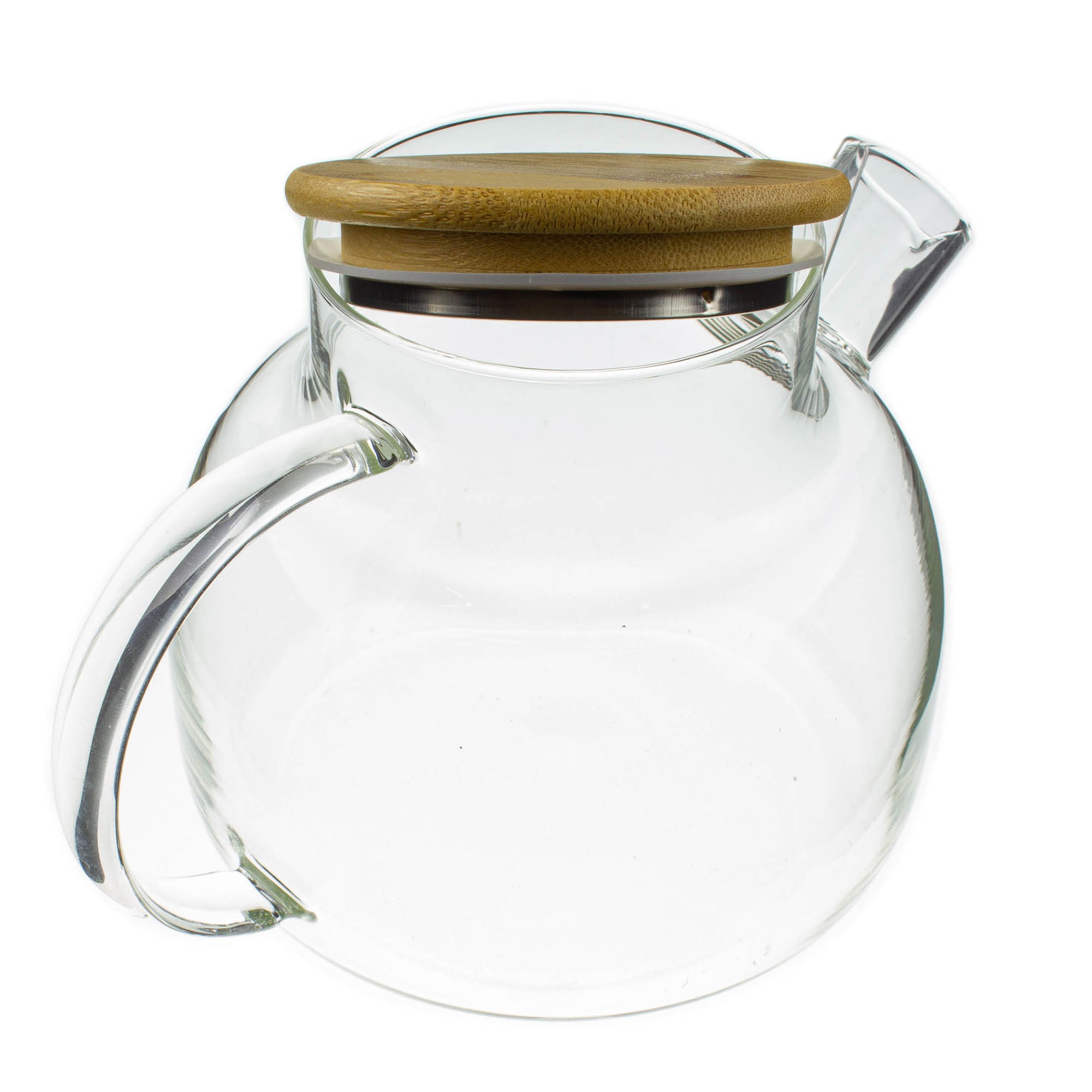 Glass jug 1000 ml with bamboo lid infuser for tea and herbs Manufacturer code MRY5784