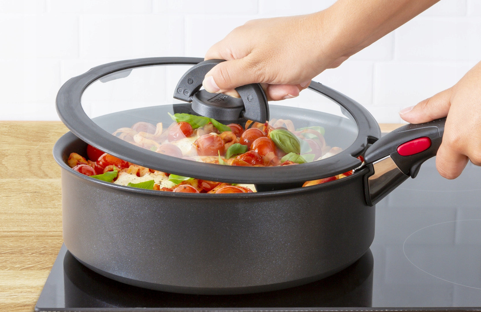 Glass lid TEFAL Ingenio 18 cm L9936282 Manufacturer code L9846253