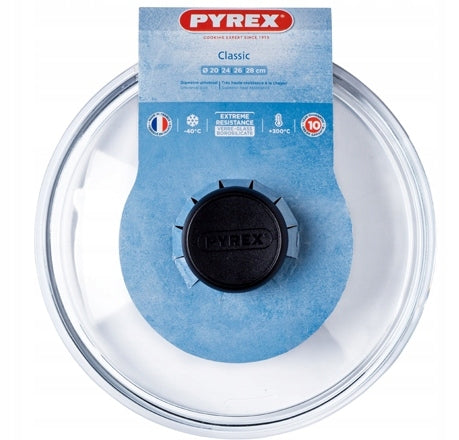 Glass lid low for pan dishes Pyrex 20 cm Manufacturer code PY-B20CL