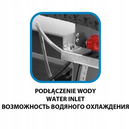 Glaze cutter 1500W, 250x25, table size 1230x460, cutting range Manufacturer code 59G892