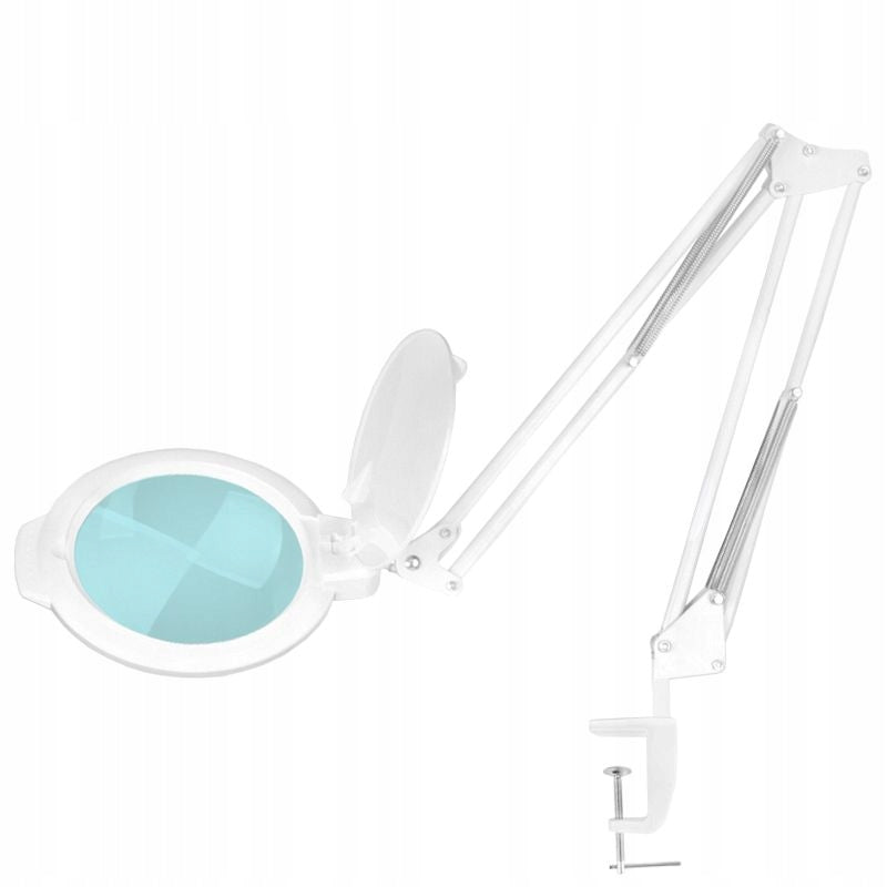 Glow Moonlight 5' White Led Magnifier Lamp for Countertop
