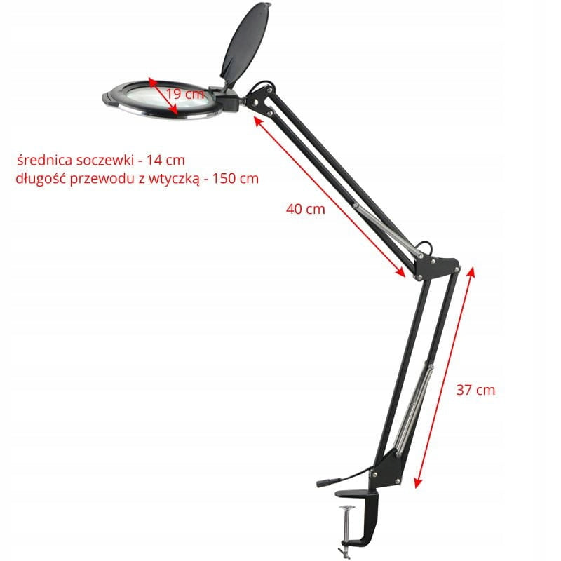 Glow Moonlight 8013/6' led magnifier lamp for countertop Brand Activ