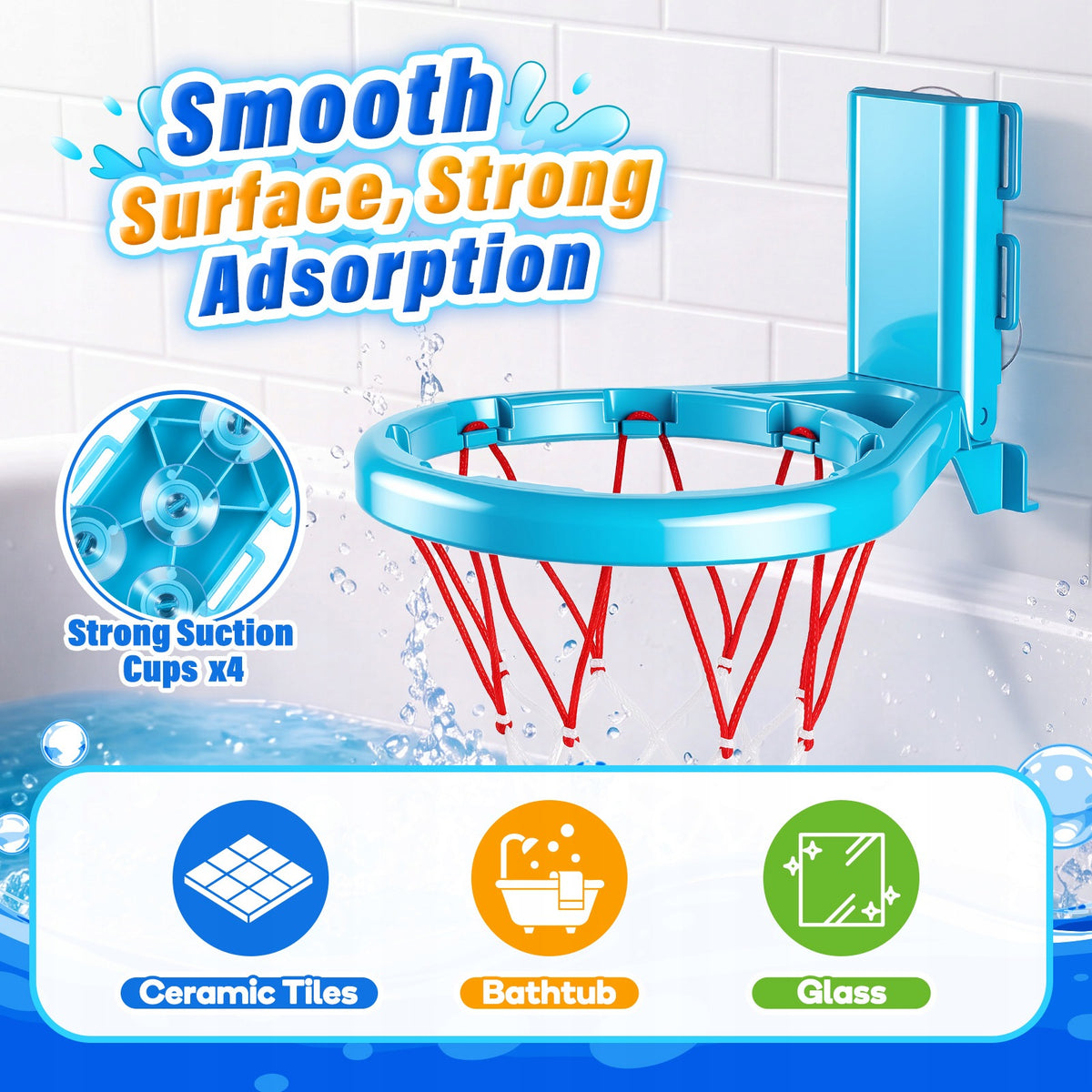 Glowing bath set with 6 balls! Children's bath toy Manufacturer code WJ121916BXXMC