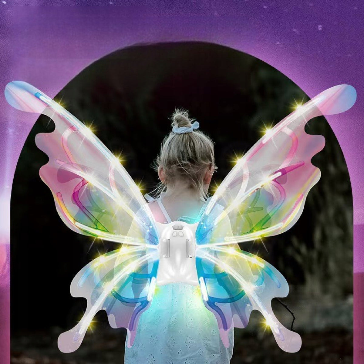Glowing butterfly wings LED fairy wings for little fairies Brand Luxma
