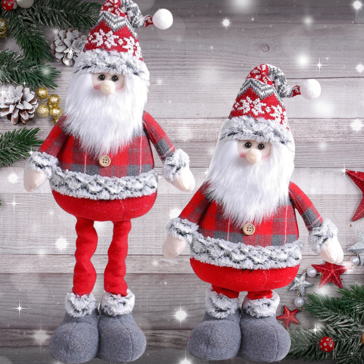 Gnome Christmas Dwarf Telescopic Large Gnome High Santa Adjustable Packaging status original