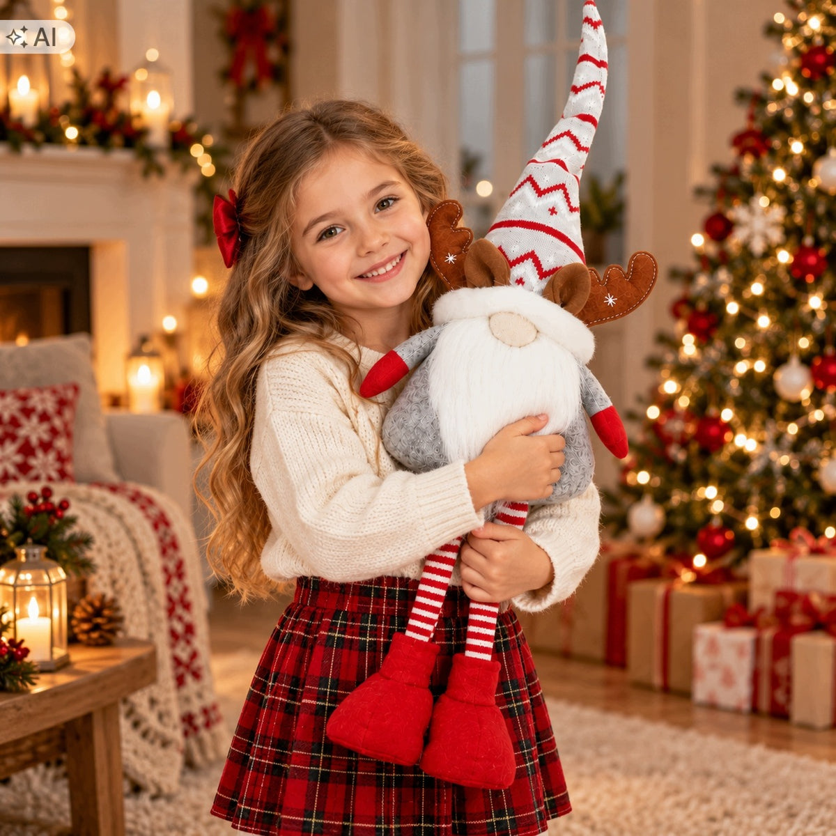 Gnome Christmas Gnome Telescopic High Adjustable Legs LARGE XXL 80cm Packaging status original