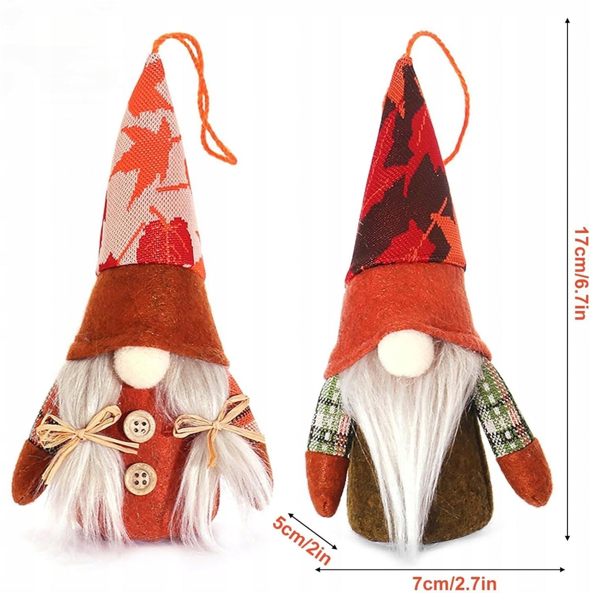 Gnome LED Gnome Glowing 2 Figurines | Christmas Decoration Packaging status original