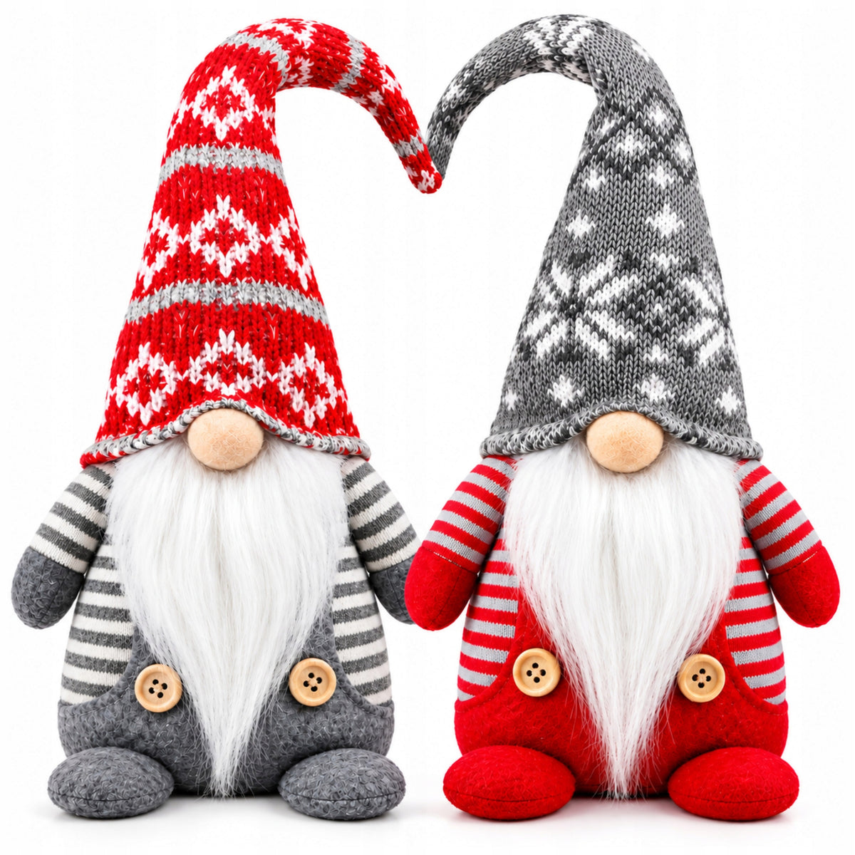 Gnomes Christmas Gnome GNOME Couple Gnome LARGE Christmas Ornament Gift