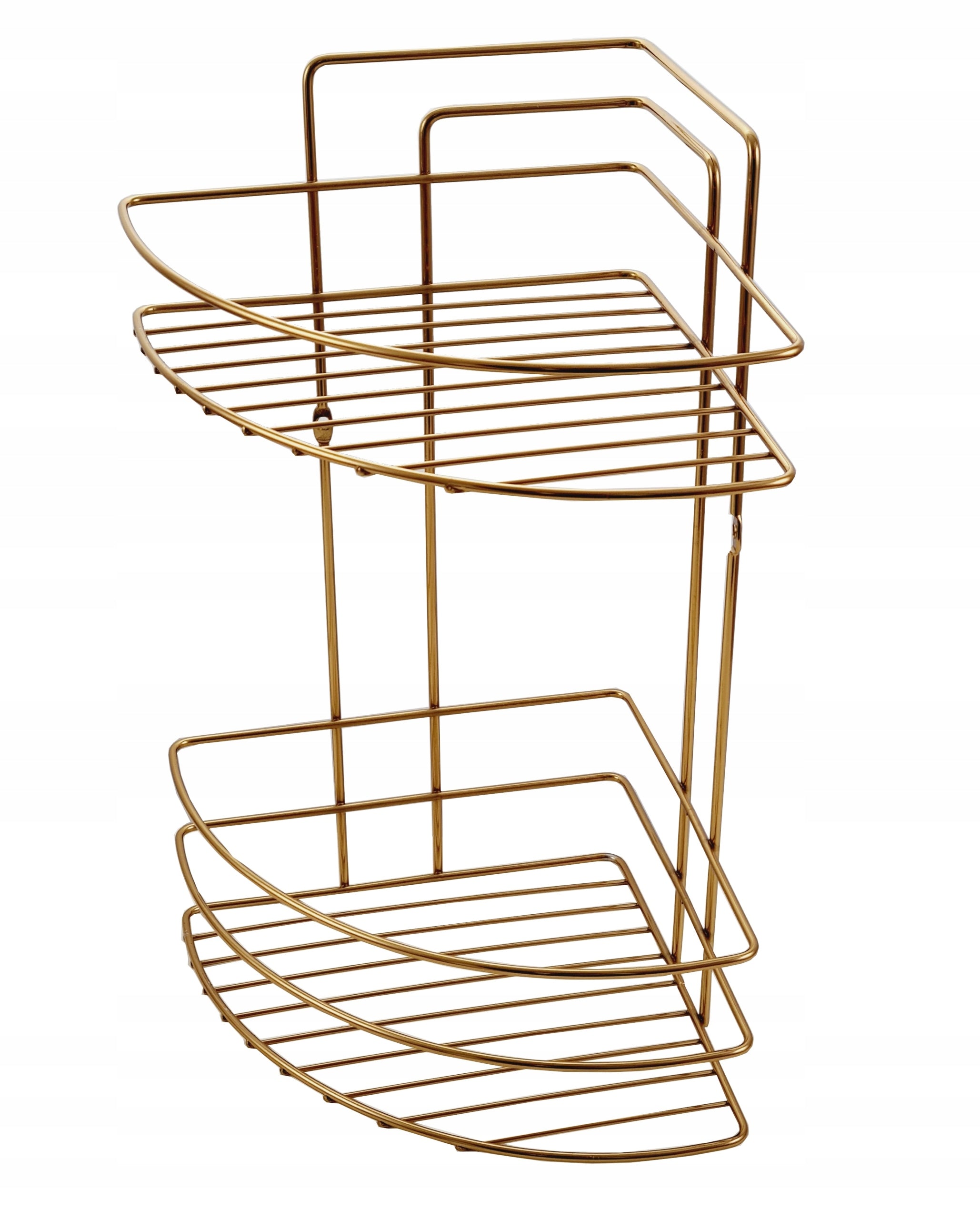Gold Corner Bathroom Shelf