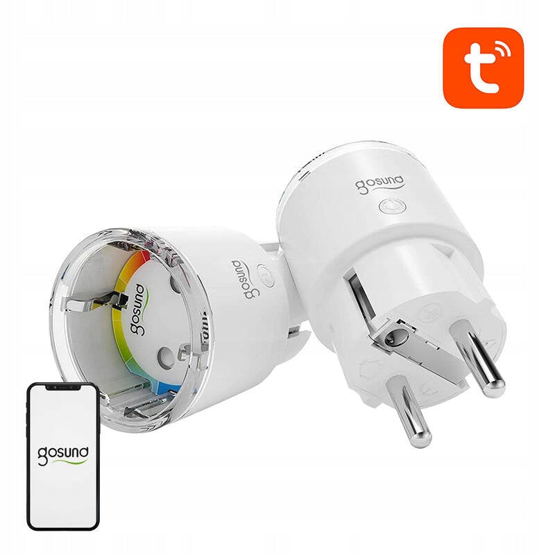 Gosund EP2 Smart Socket WiFi Smart Plug Tuya 10A 2 Pieces Set