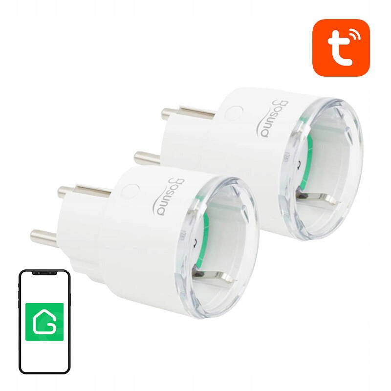 Gosund SP111 Smart Socket Smart Plug WiFi Tuya 3680W 16A 2 Pieces