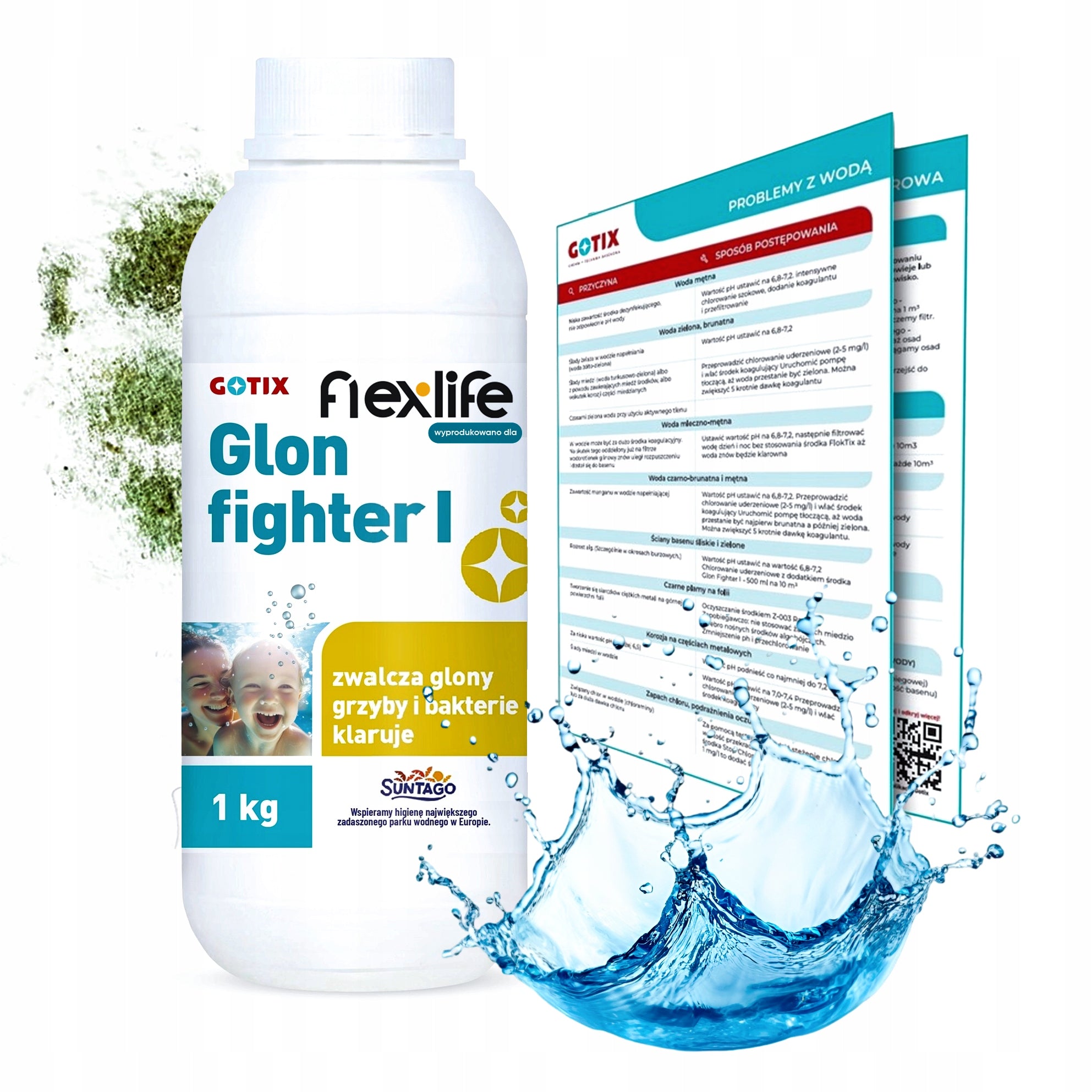 Gotix Algae Fighter And Chemistry For SPA Antialgae 1L Liquid Agent