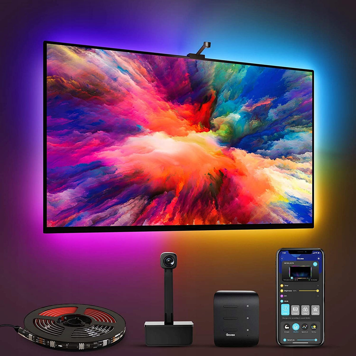 Govee LED TV Backlight 55"-65" H6199 Dreamview T1 Wi-Fi Bluetooth Manufacturer code H6199