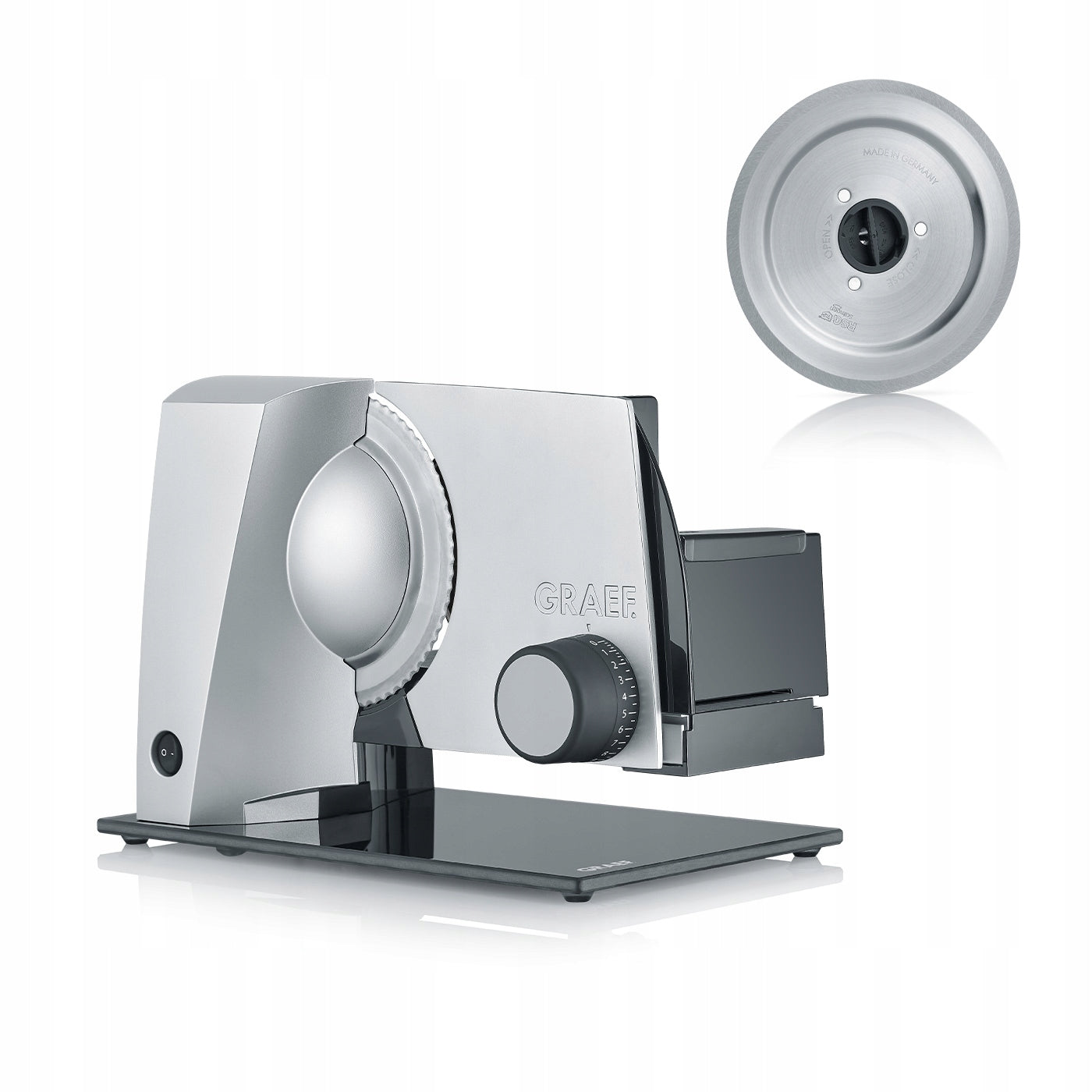 Graef Style S12 Twin Electric Slicer - Two Blades (Silver)