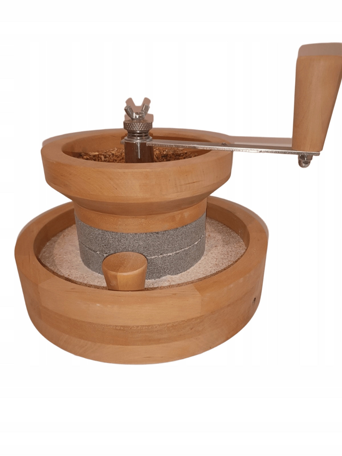 GrainMary grinder with stone filaments and additional set of filaments