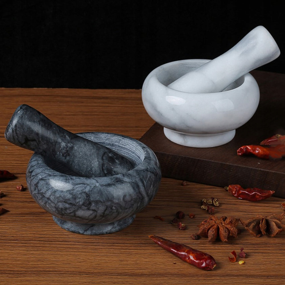 Granite Kitchen Mortar with Spice Pestle Stone Marble Brand no brand