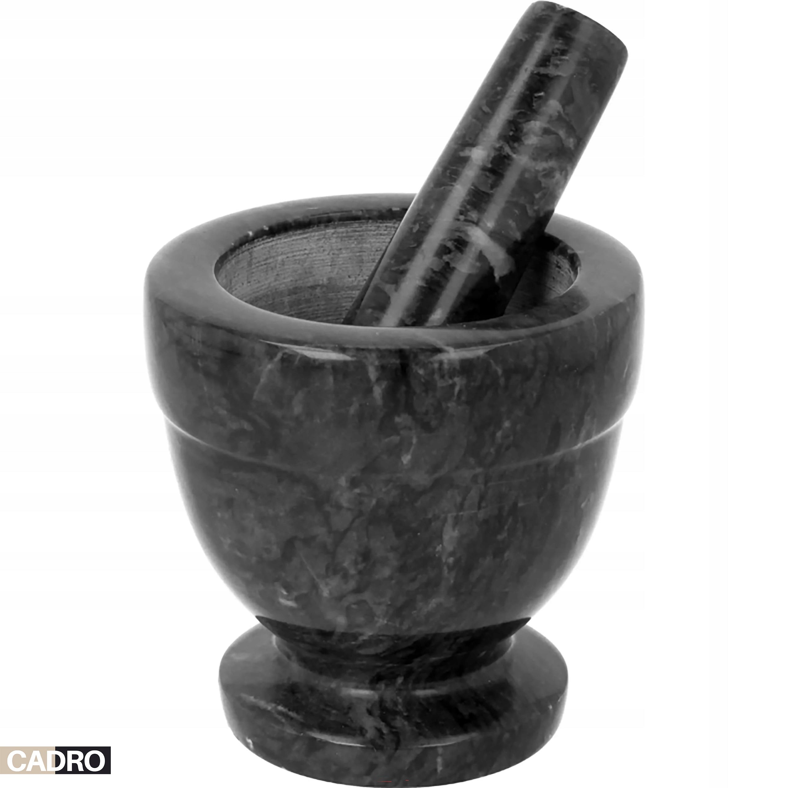 Granite Stone Mortar 10 cm with Kitchen Pestle for Herb Spices Manufacturer code Moździerz kamienny granitowy 10cm z tłuczkiem