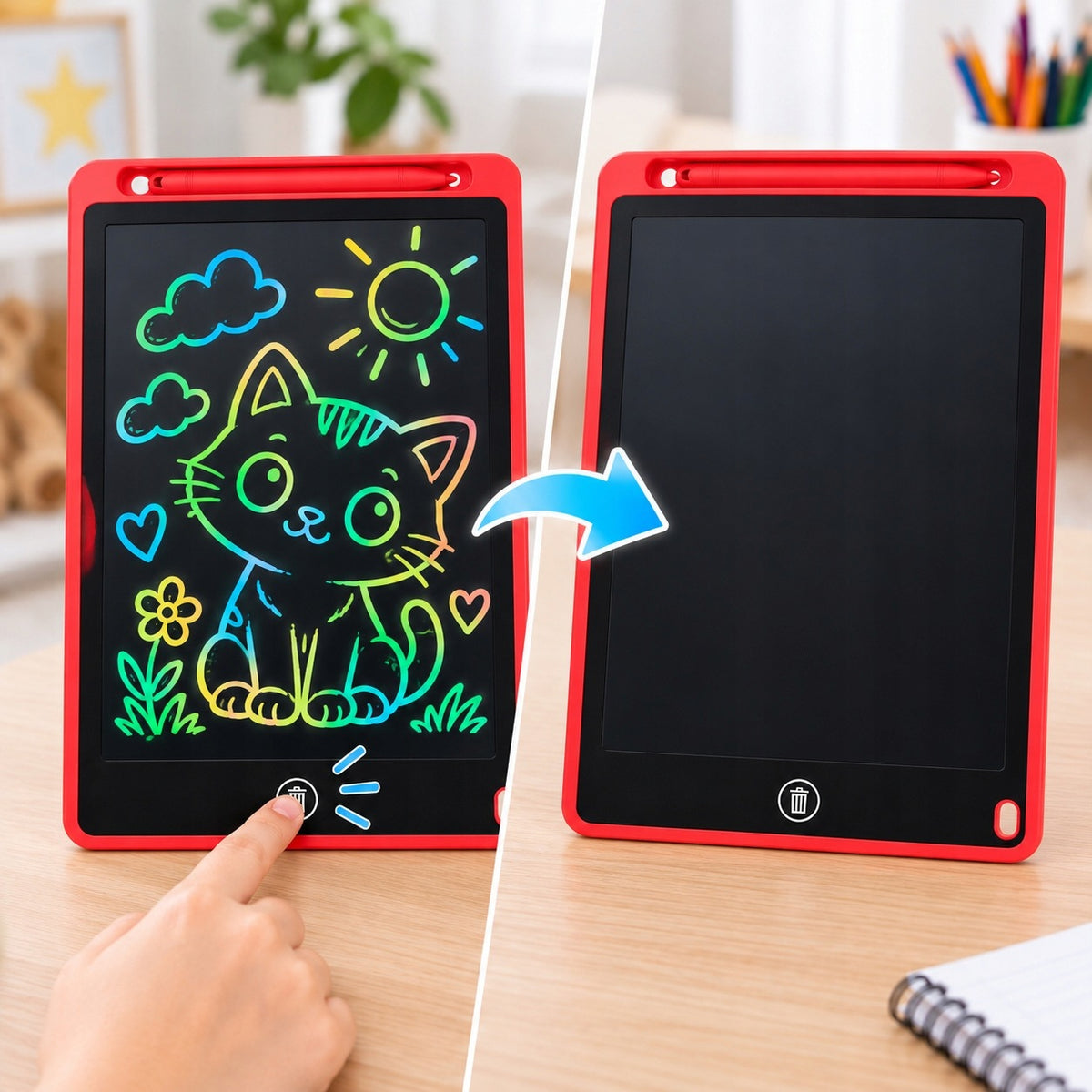 Graphic tablet for children to draw LCD 8,5 inch from 3 years learning school Manufacturer code TABLET DO RYSOWANIA GRAFICZNY DO SZKOŁY