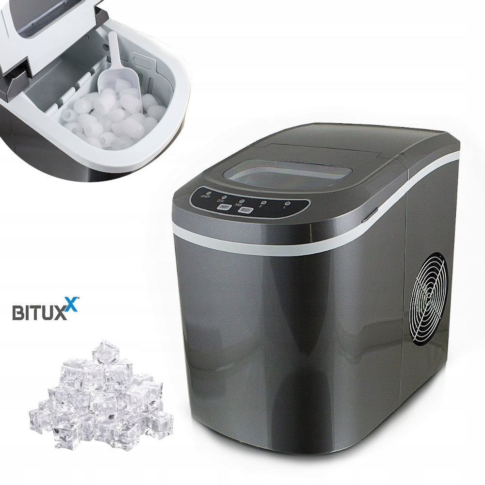 Graphite Ice Cube Maker Efficient Ice Cream Machine 15kg