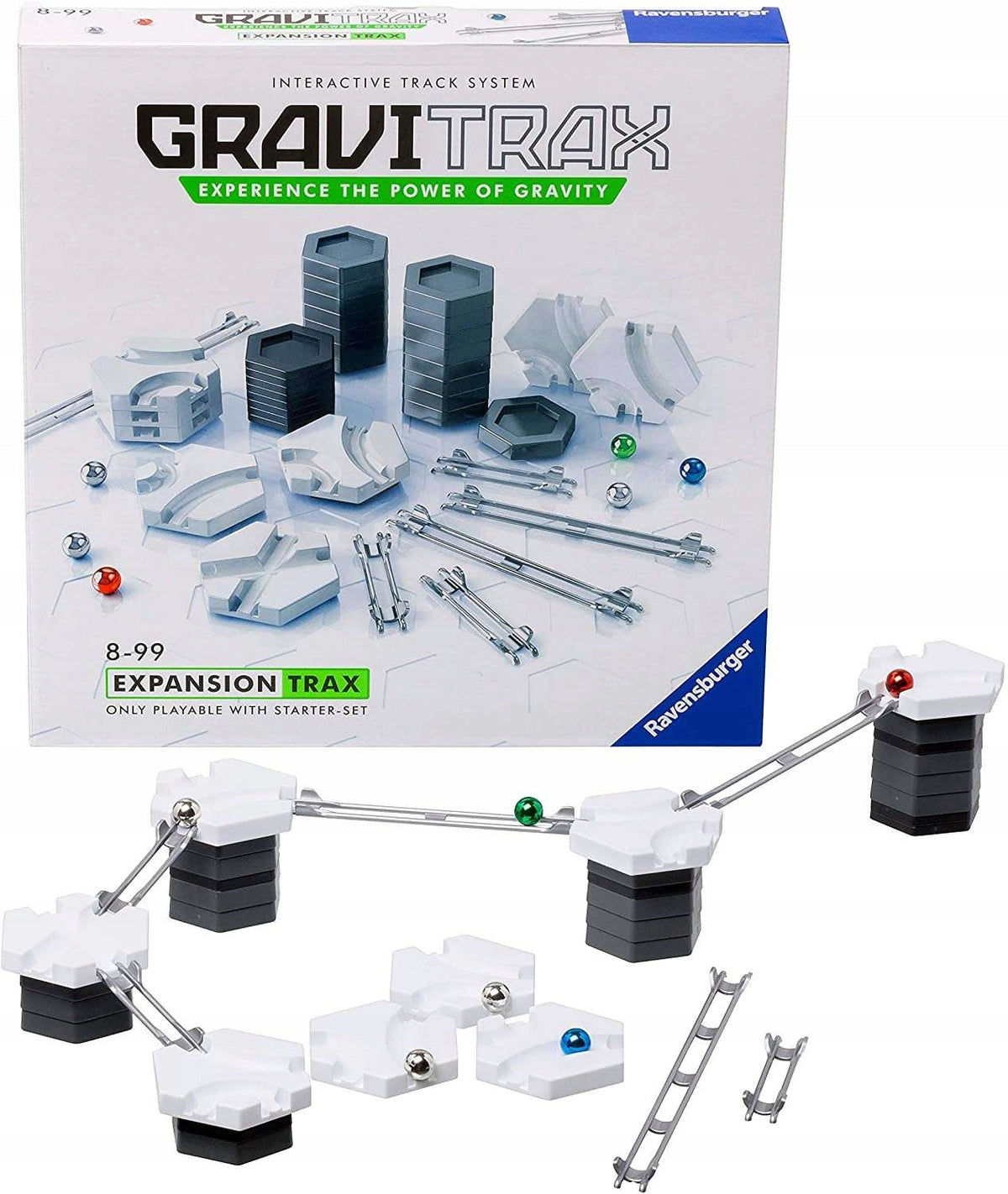 Gravitrax. Complementary set Tracks Ravensburger Kid's age 8+ years