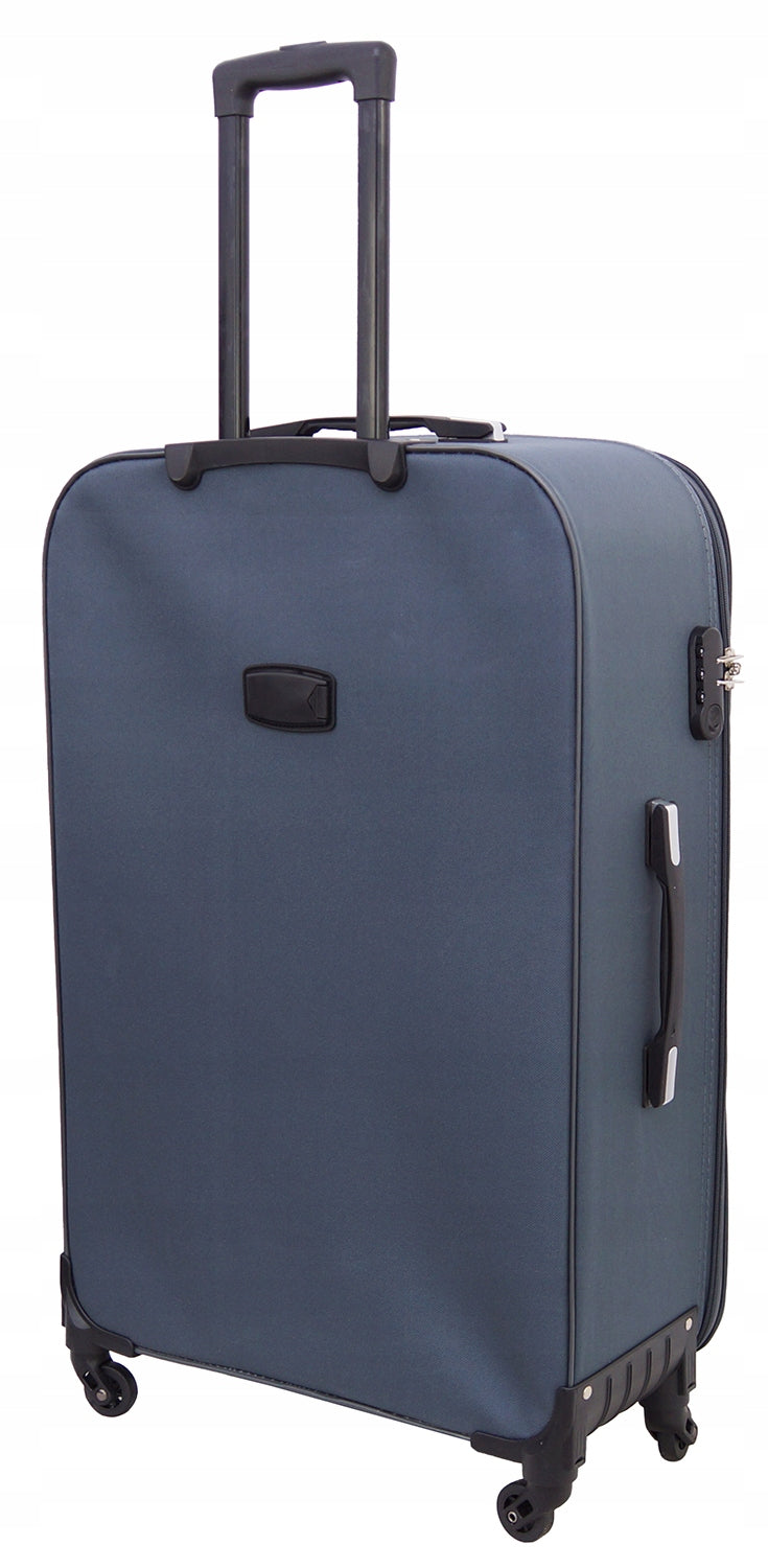 Gravitt 904-01 Large Material Suitcase 100l 4 Wheels Combination Lock Manufacturer code 904/D/GREY