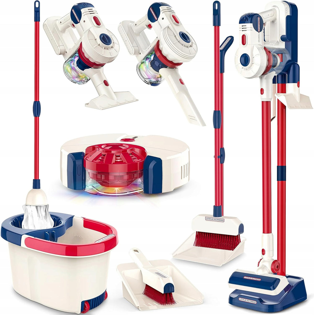 Great 6in1 Cleaning Kit for Kids Interactive Household Vacuum Cleaners Manufacturer code SANITARY WARE