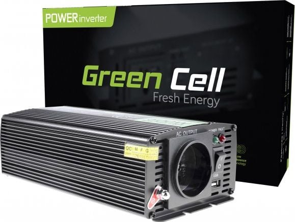 Green Cell 12V/230V 500W/1000W Converter