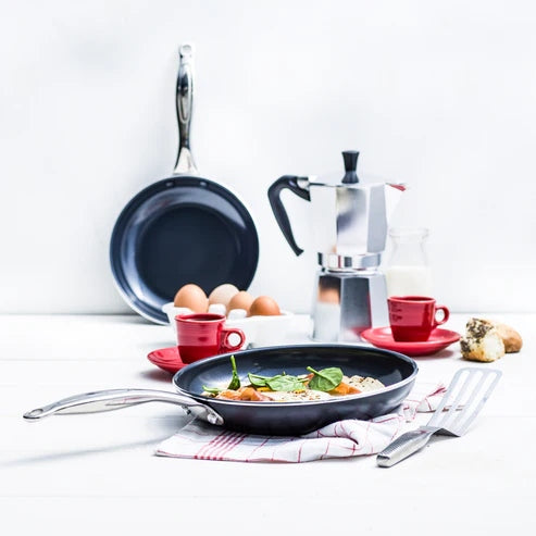 GreenPan Brussels wok large deep frying pan 28 non-stick induction Brand GreenPan