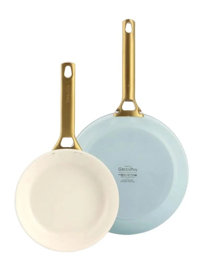 GreenPan Set of 2 Pans Padova 20+26cm Light Blue