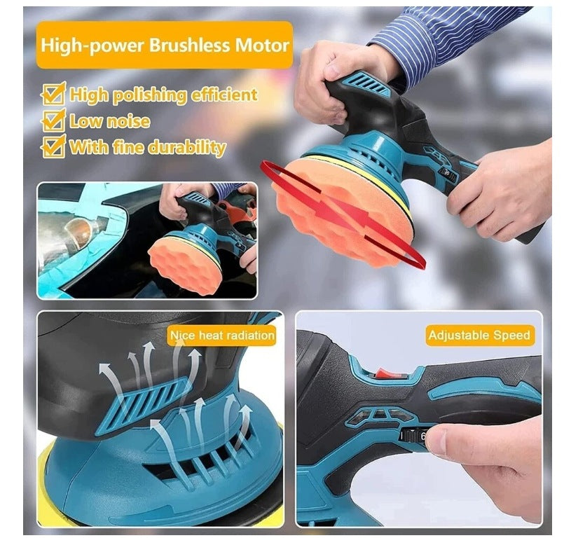 Grinder cordless polisher for polishing car battery Packaging status original