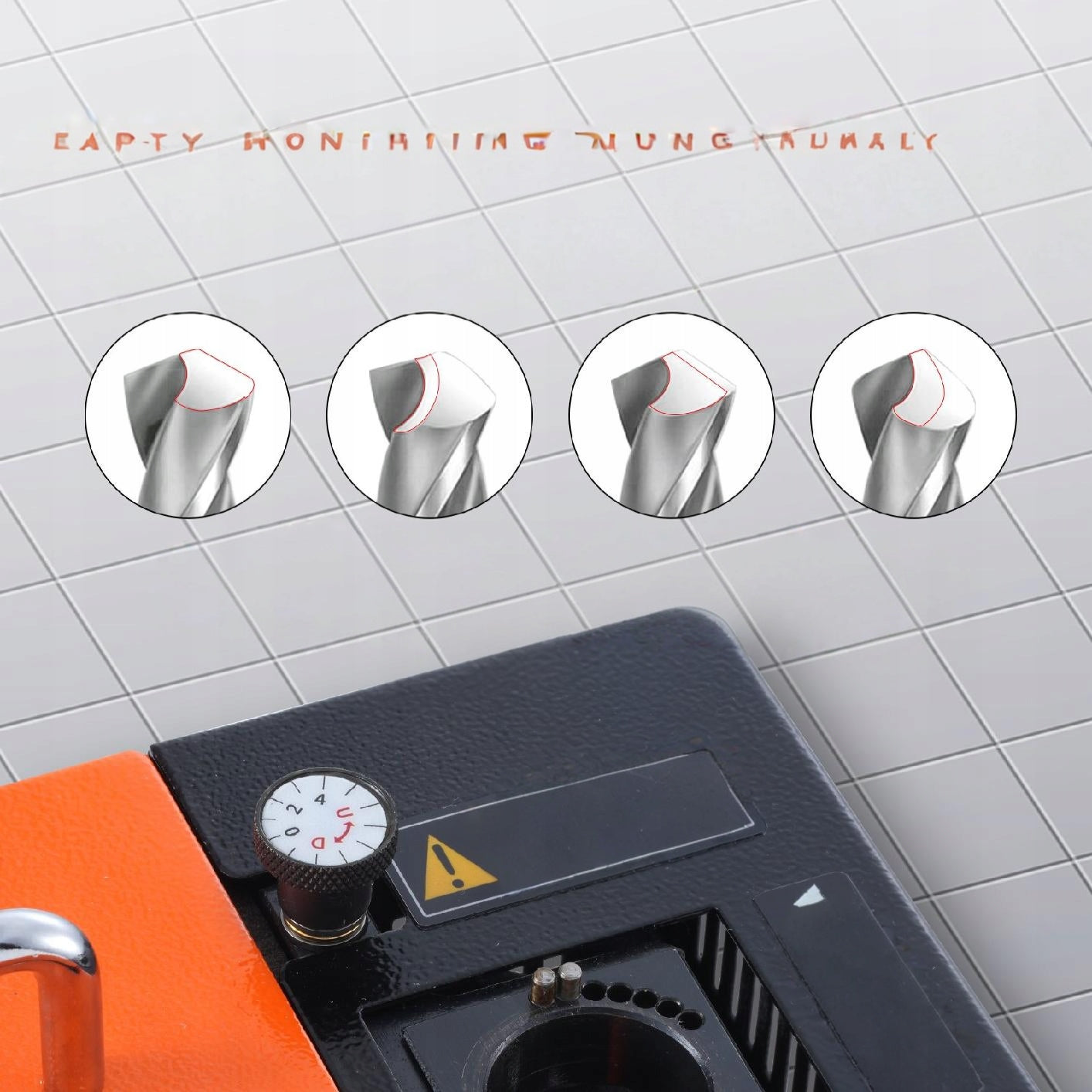 Grinding Machine Cutter Sharpener 3-20mm + Drill Bits 18 Handles MR-20G Power 120 W