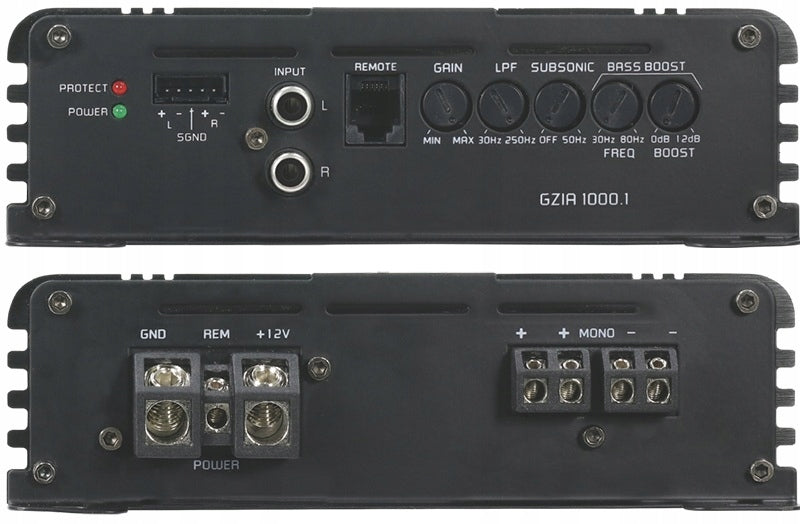 Ground Zero GZIA 1000.1 - 1-channel monoblock amplifier class D 1x 1250W R Brand Ground Zero