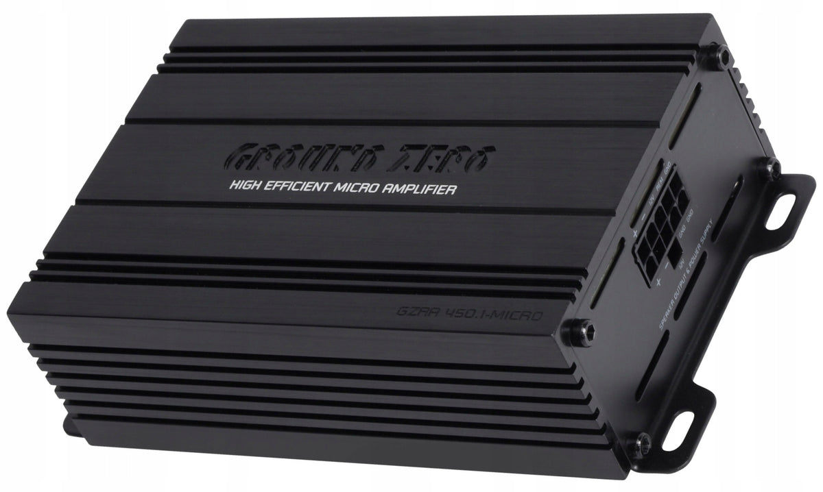 Ground Zero GZRA 450.1-MICRO Car Amplifier Monoblock 480W RMS Manufacturer code GZRA 450.1-MICRO
