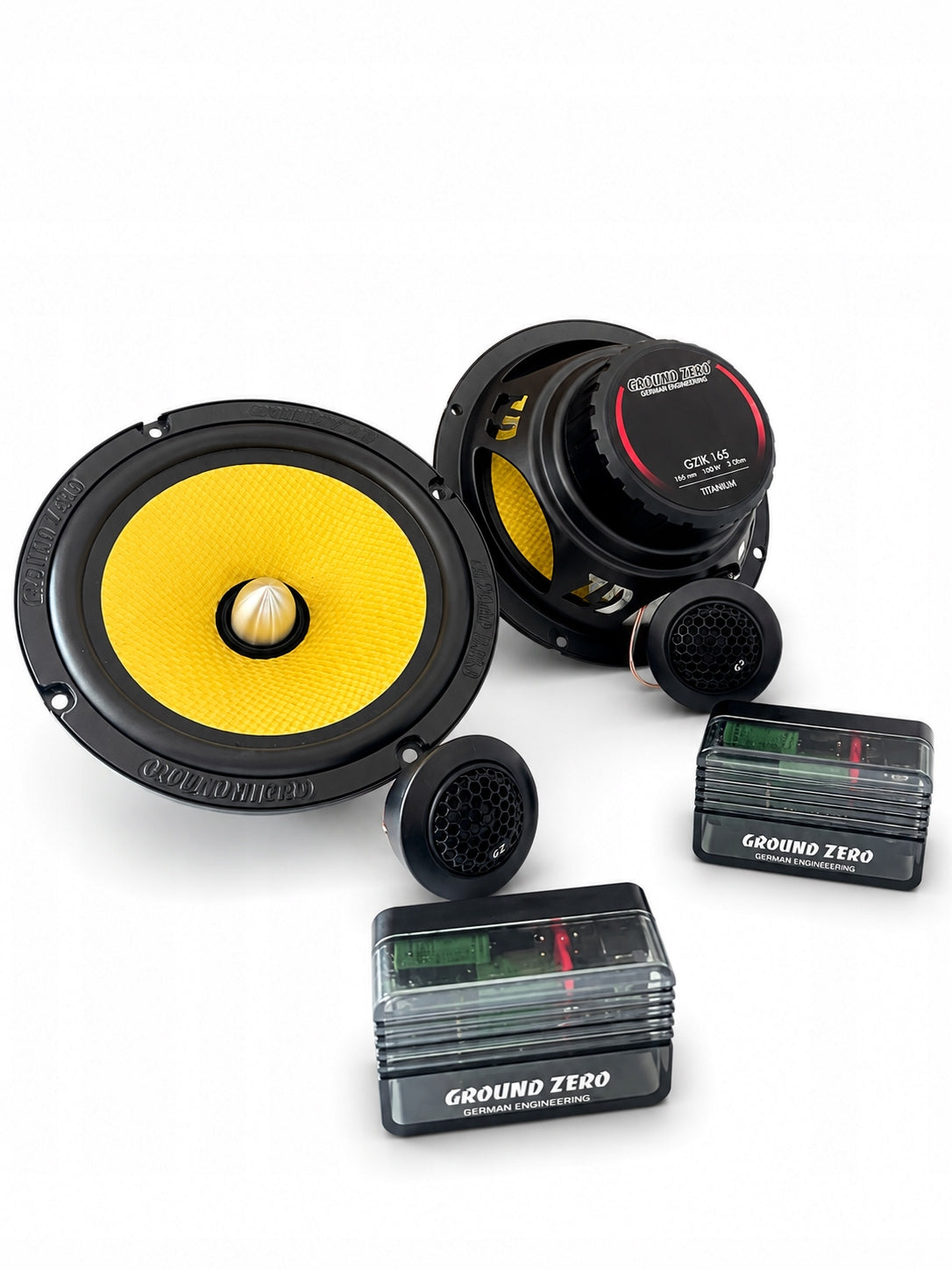 Ground Zero GZTC 165.2X głośniki 165mm zestaw car audio 150W