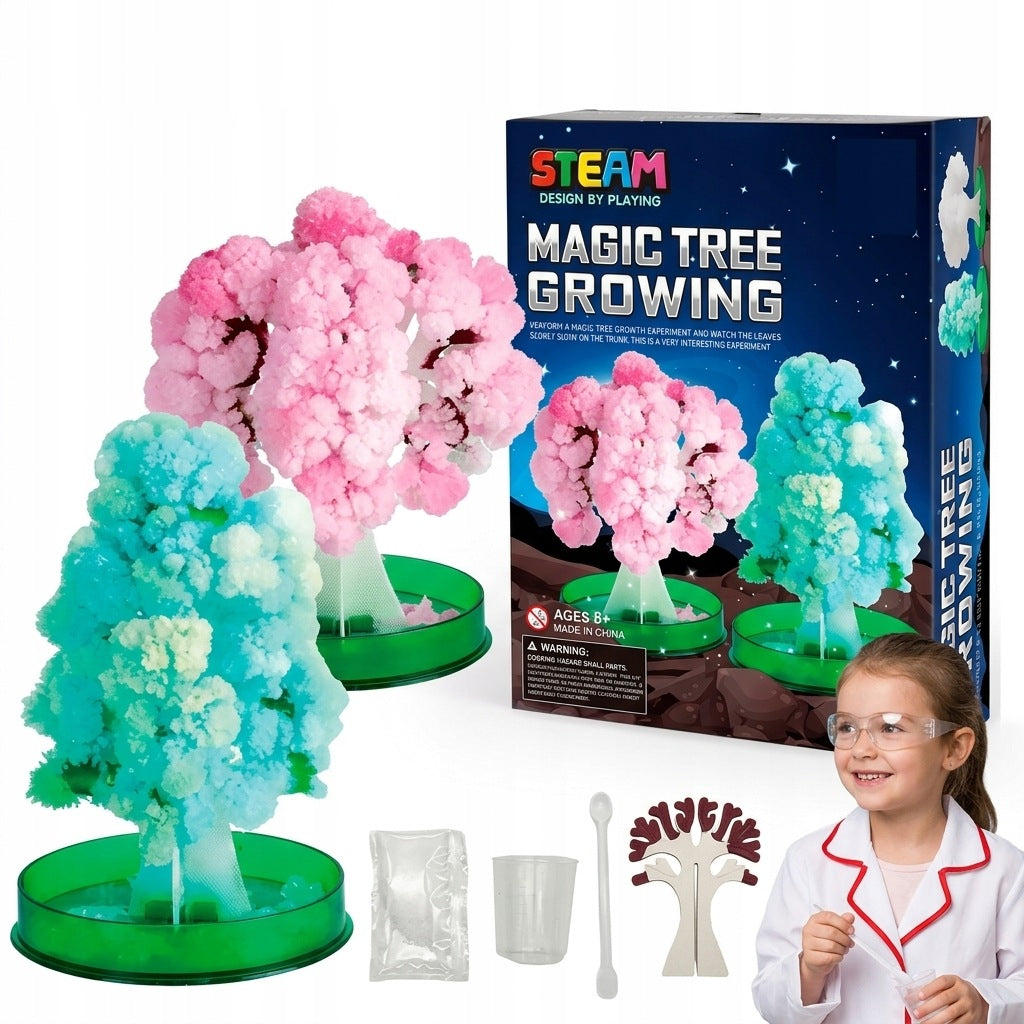 Growing Crystal Tree Set Small Chemist Experiments For Kids Packaging status original