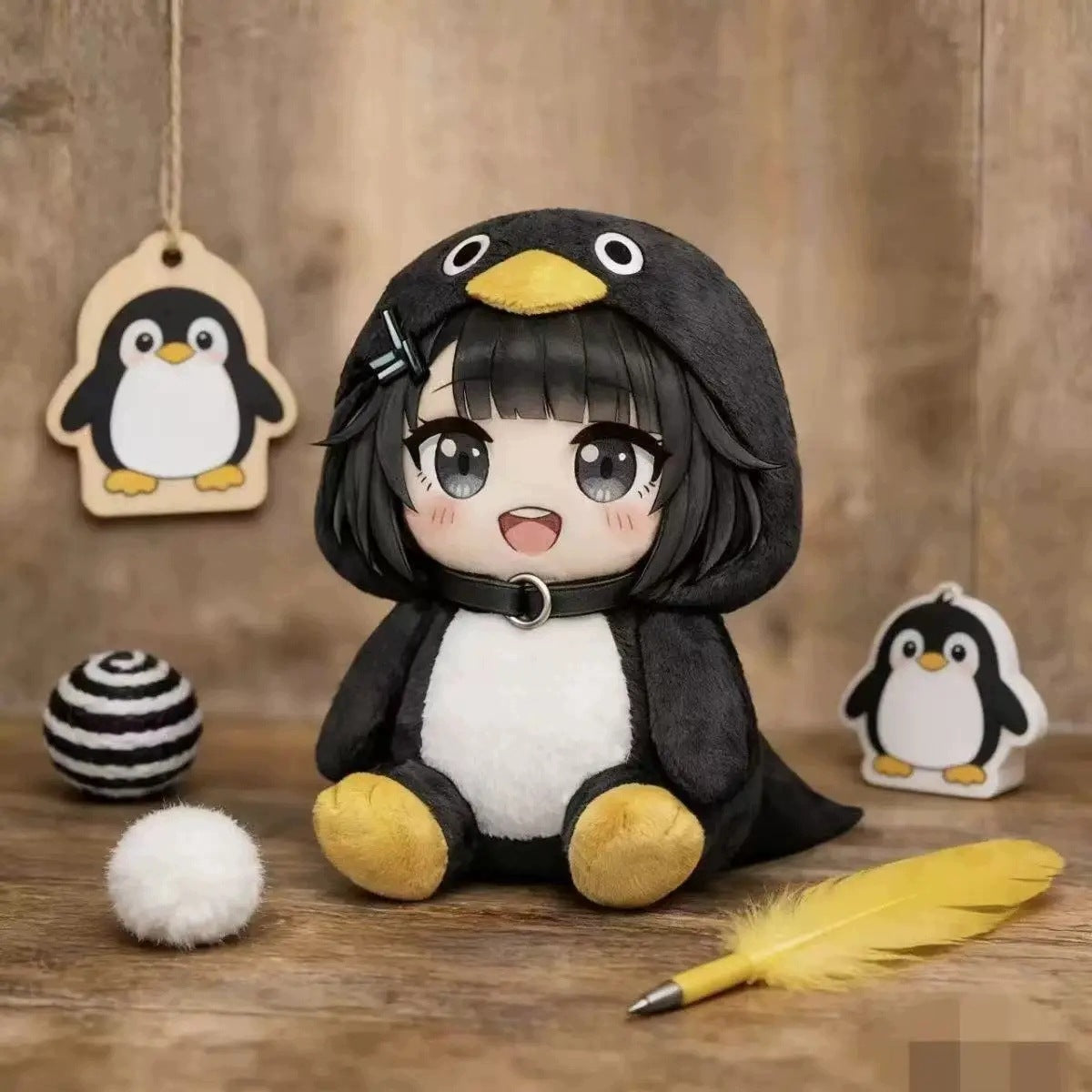 Gugu Gaga Penguin Plush Toy, 25 cm, Cute and Standing Brand no brand