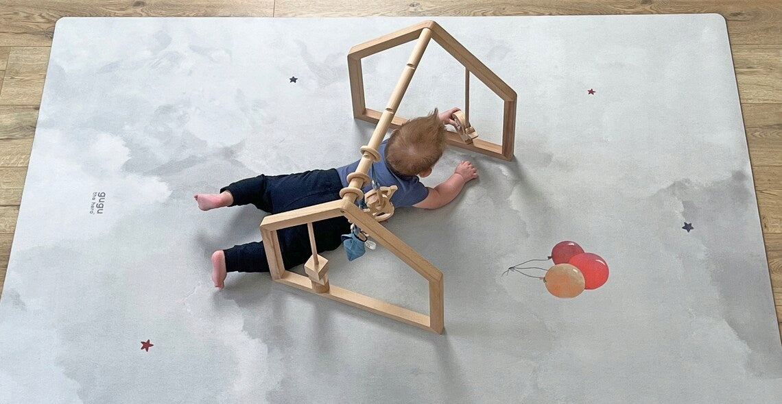 Gugu the Hero Baby Gym Montessori - Educational Gymnastic Stand Blue Manufacturer code GH BGYM 101 RP