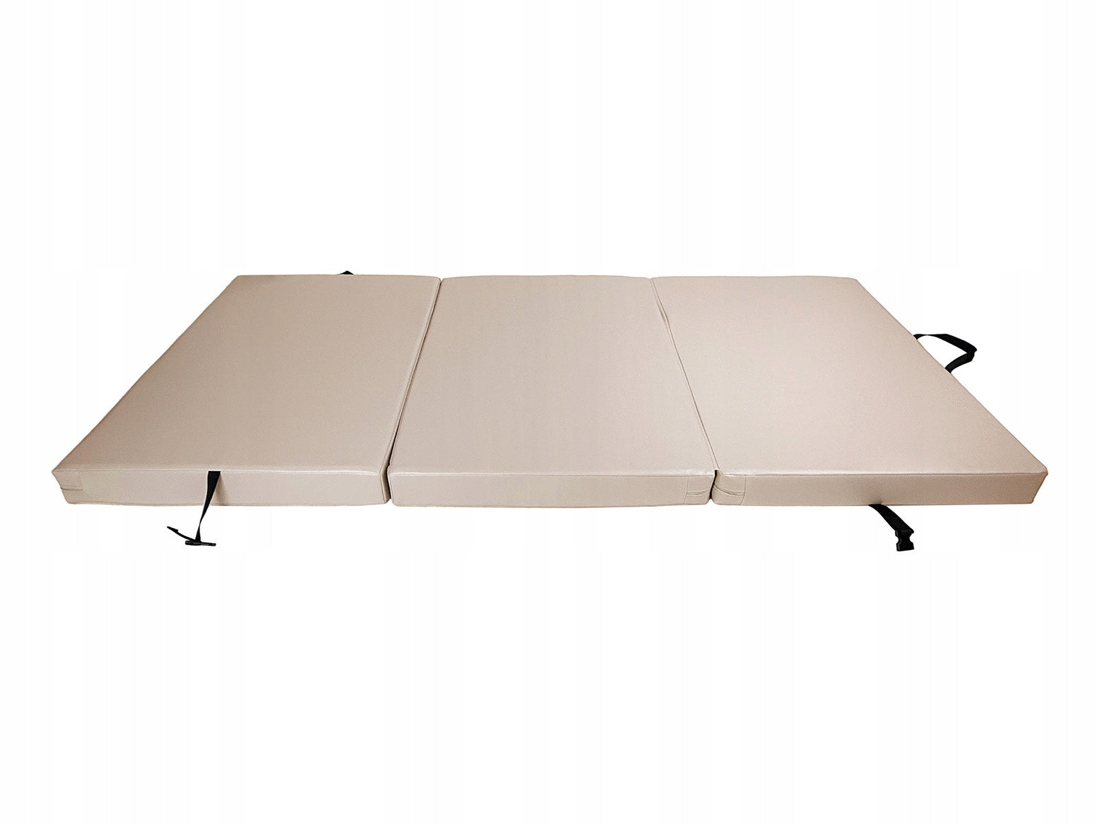 Gymnastic Mattress Folding 210x100x10 cm 3-Part Beige UNDERFIT Length 210 cm