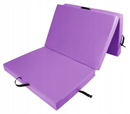 Gymnastic Mattress Folding 210x100x10 cm 3-Part Purple UNDERFIT Brand UNDERFIT