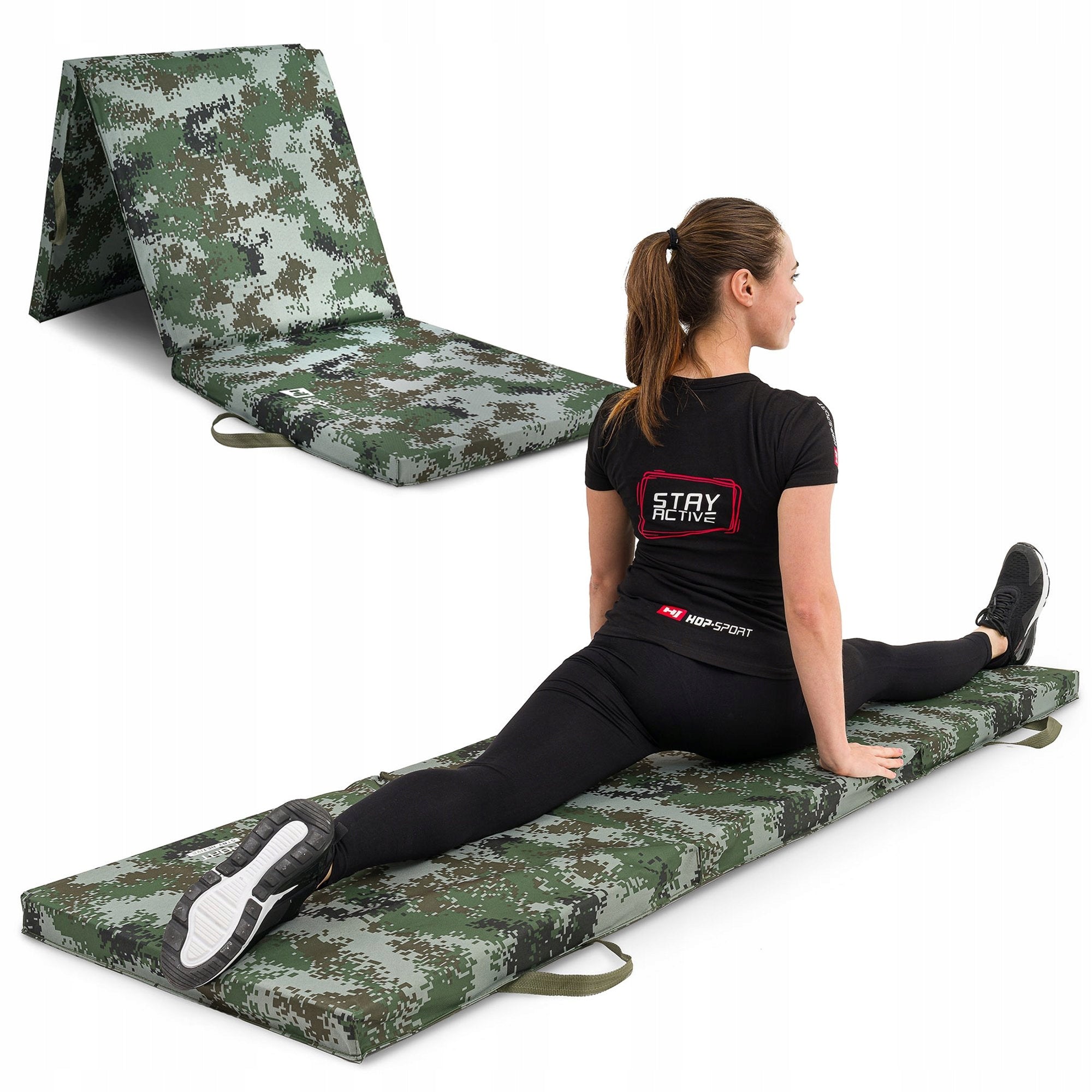 Gymnastic Mattress Folding Hard Mat 5cm Folding with Handle Strong